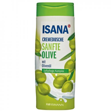 ISANA  -  Isana, Sanfte Olive Cremedusche (Kremowy żel pod prysznic `Oliwka` (nowa wersja))